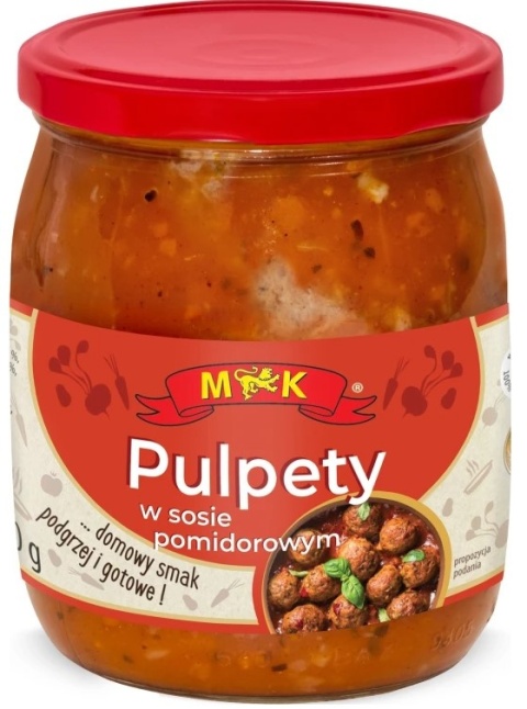 MK PULPETY W SOSIE POMIDOROWYM 500G