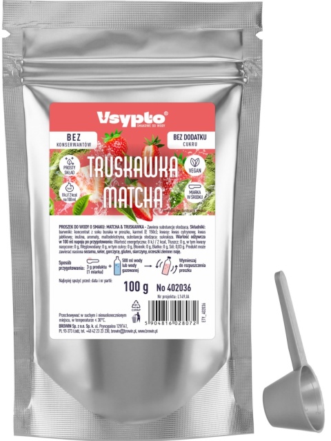 VSYPTO o smaku matcha truskawka 100g
