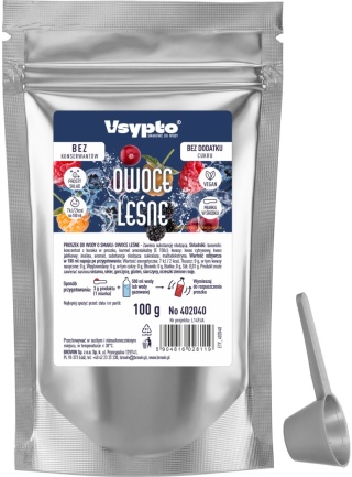 VSYPTO o smaku owoce leśne 100g